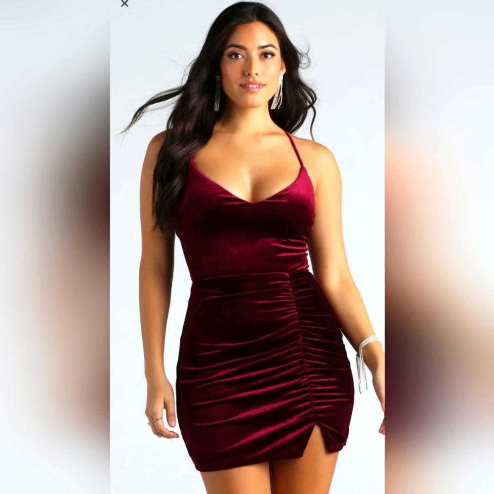 LAST CHANCE, Donating Soon! NWT Red Velvet Dress by Windsor